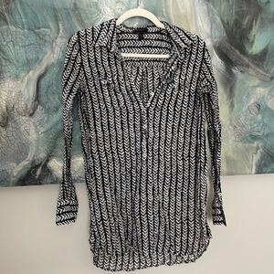 J Crew button up tunic.